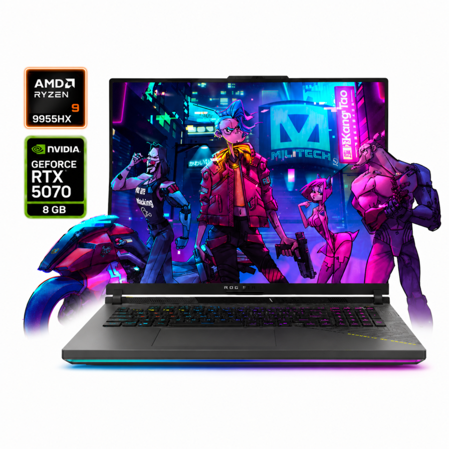 Rog Strix G18  Ryzen 9 9955HX RTX 5070 32GB RAM
